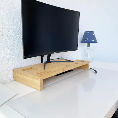 Panoramic Seaview - 2 Bedroom, Main Ave, 15 Min Walk Beach, Workspace Apartament *